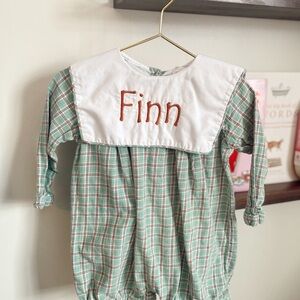 Cecil & Lou - “Finn” Embroidered Romper